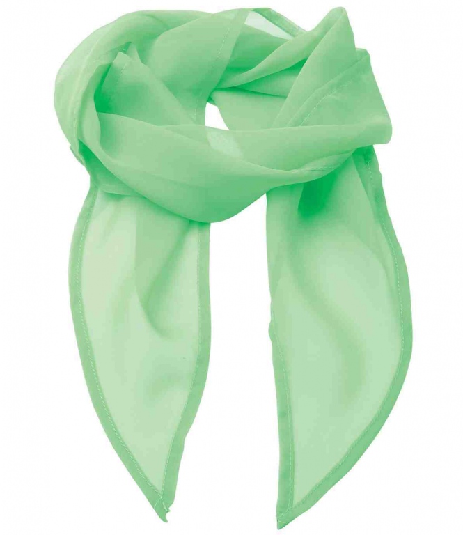 Chiffon scarf 38" in length and 6.5" wide