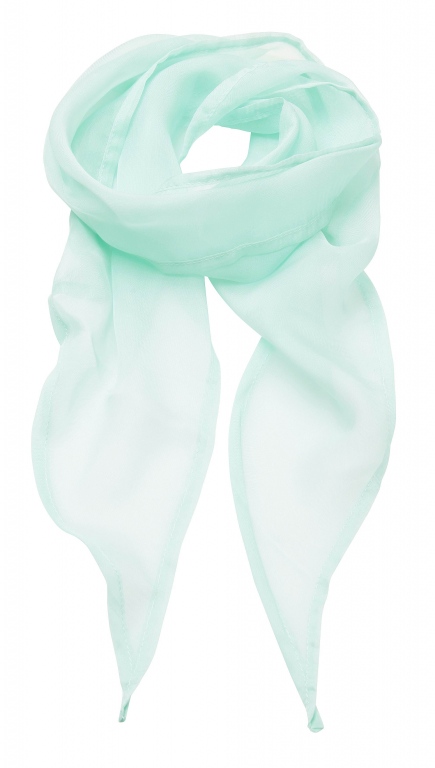 Chiffon scarf 38" in length and 6.5" wide