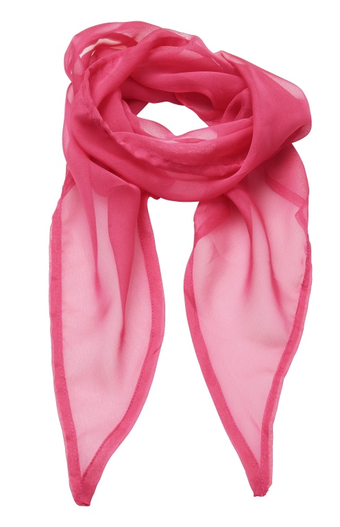Chiffon scarf 38" in length and 6.5" wide