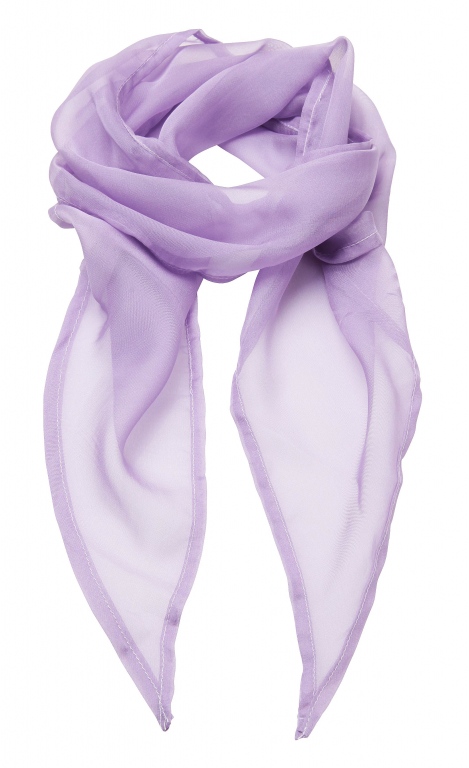 Chiffon scarf 38" in length and 6.5" wide