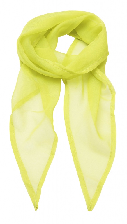 Chiffon scarf 38" in length and 6.5" wide