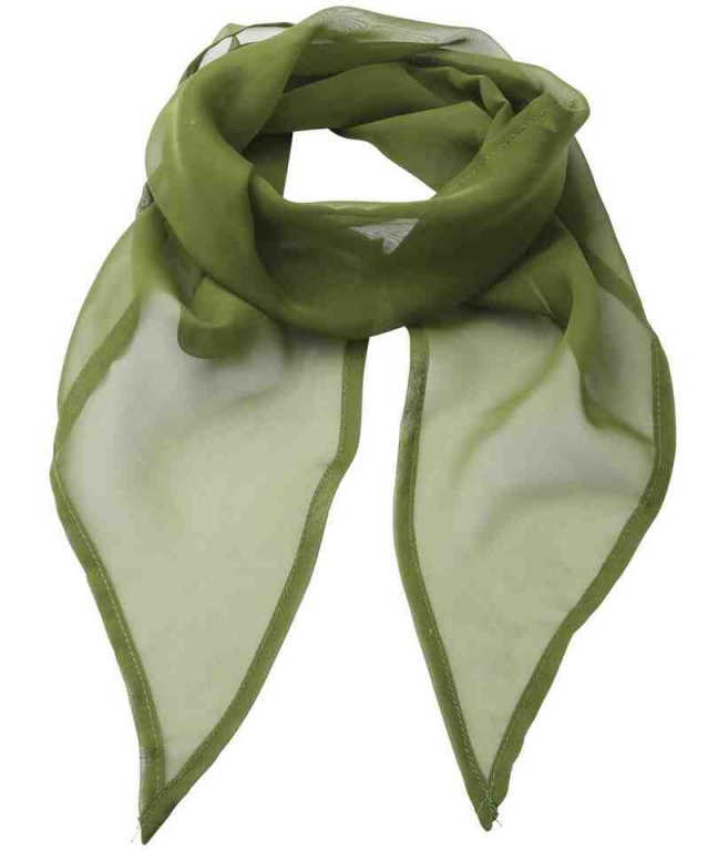 Chiffon scarf 38" in length and 6.5" wide