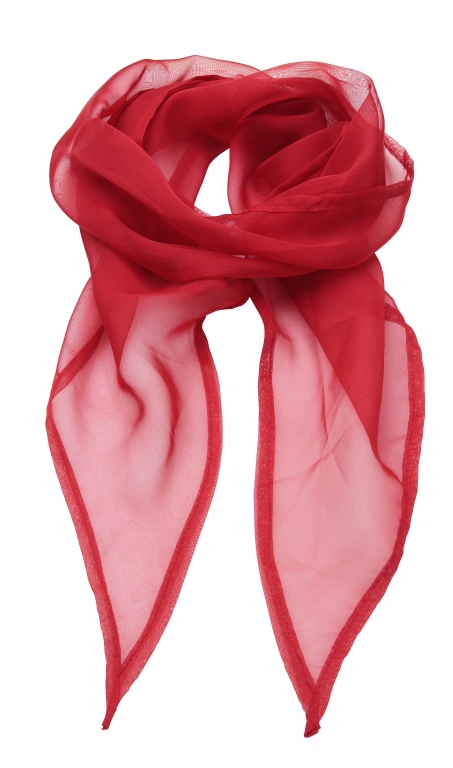 Chiffon scarf 38" in length and 6.5" wide