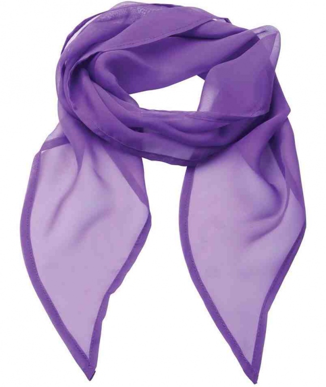 Chiffon scarf 38" in length and 6.5" wide