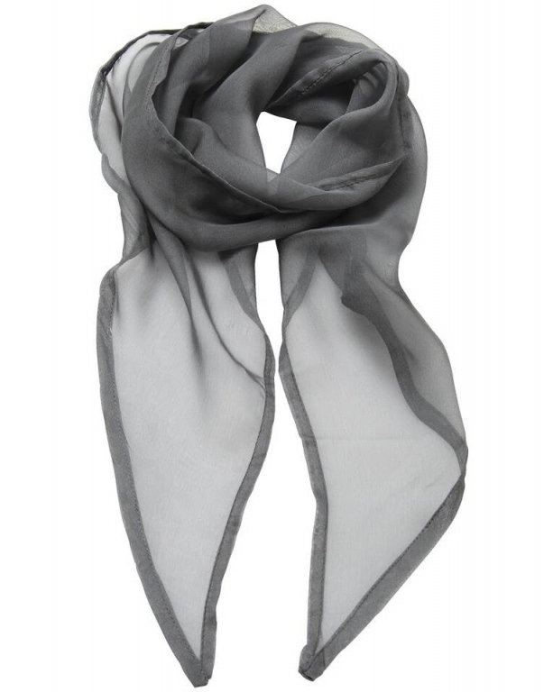 Chiffon scarf 38" in length and 6.5" wide