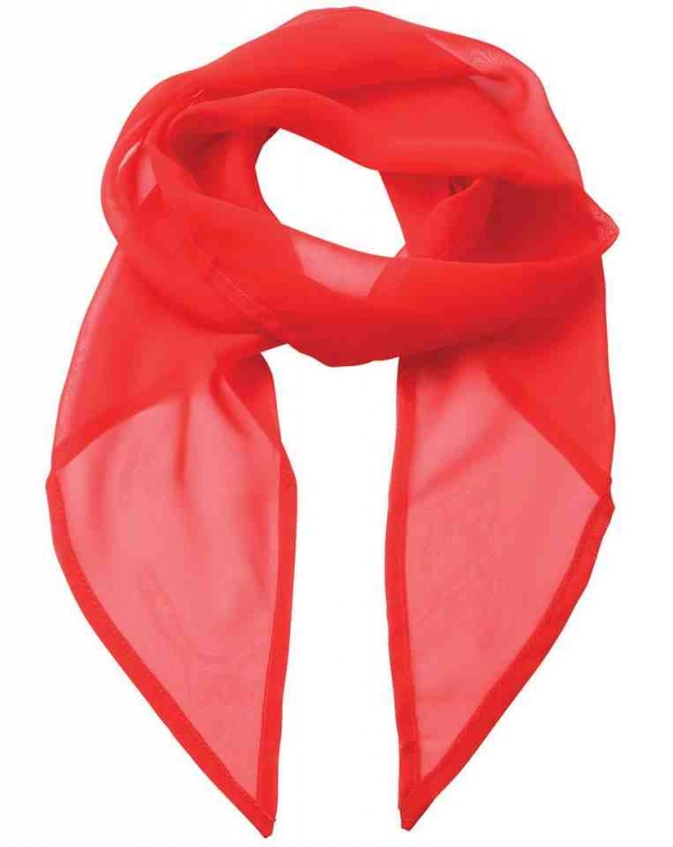 Chiffon scarf 38" in length and 6.5" wide