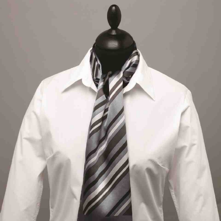 Stylish woven polyester ladies multi stripe scarf  47" in length and 10" wide