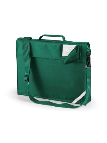 School book bag satchel with web shoulder strap in a variety of school colours