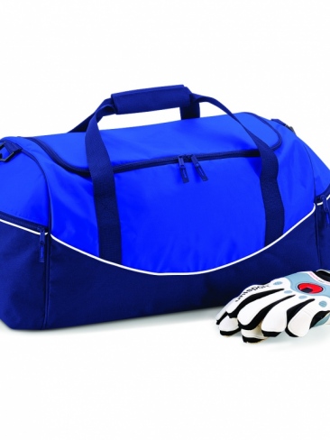 Rugby sports holdall, 55 litre capacity, shoulder strap carry handles, polyester
