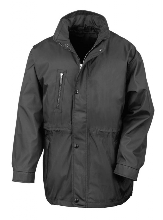 Corporate business wear jacket, thigh length coat, removable fleece lining