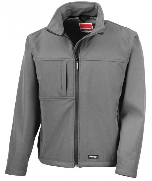 Senior school uniform or college wear soft shell jacket, waterproof, breathable