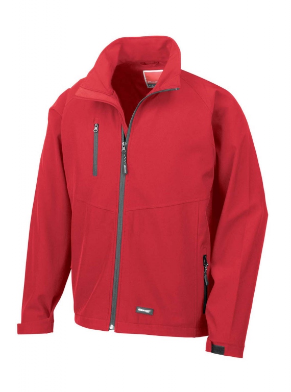 Mesh Lined Soft Shell Jacket, Water Repellent and Breathable