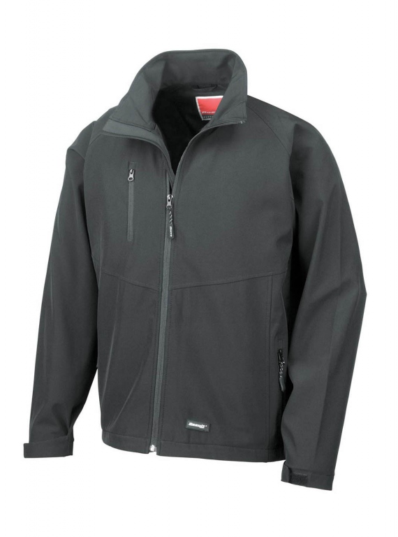 Mesh Lined Soft Shell Jacket, Water Repellent and Breathable