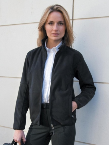 Corporate ladies soft shell jacket, waterproof, quick drying, comfort fit