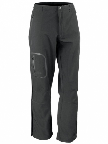 Soft shell performance activity trousers, waterproof windproof breathable fabric