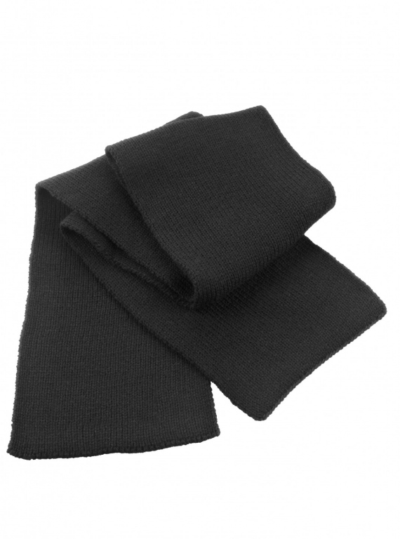School wear classic heavy knitted scarf, acrylic double knit for warmth
