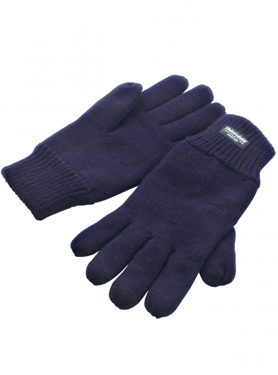 School insulated knit gloves, soft polyester lining and Thinsulate insulation