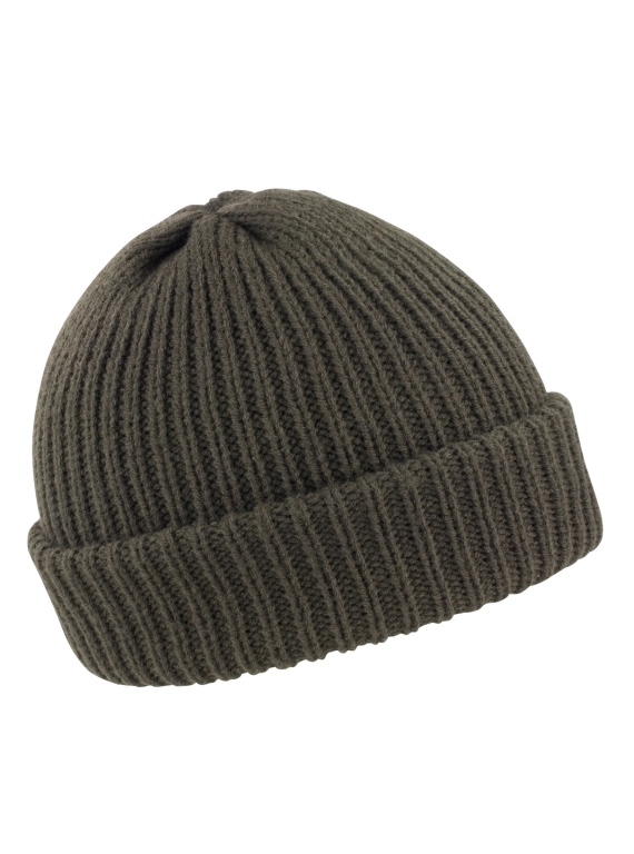 School wear double knit whistler hat, chunky soft knit, hem turn up option