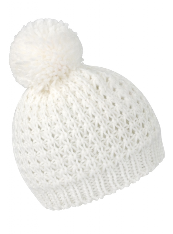 School wear chunky knit hat with huge self coloured pom pom, warm soft acrylic