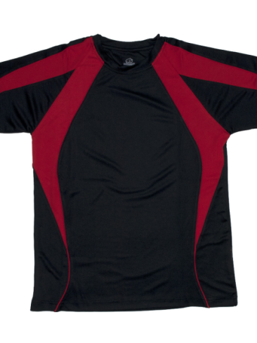 Sports team wear technical T-shirt short sleeved top, wickable and quick drying