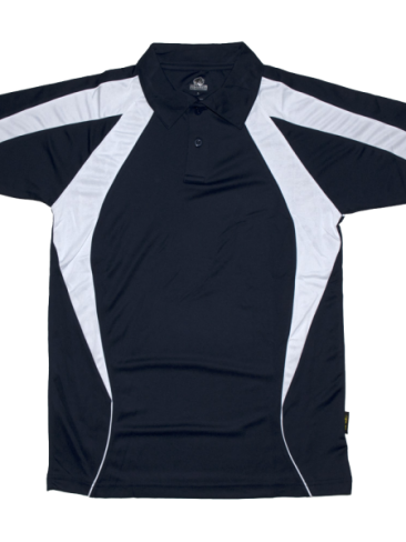 Rhino sports technical Polo Shirt short sleeved top, wickable and quick drying