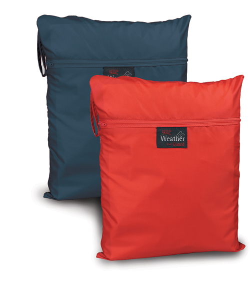 Eco school wear waterproofs include jacket and trouser with foldaway bag