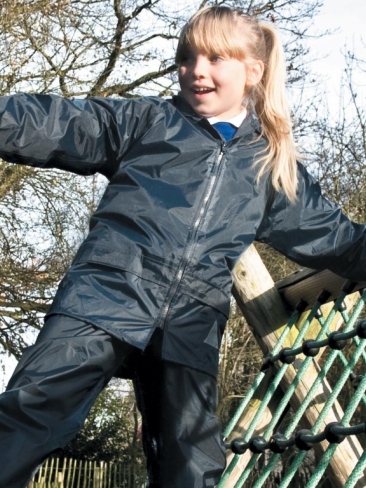 School Jacket Cagoule Cag In A Bag Waterproof - Image 4