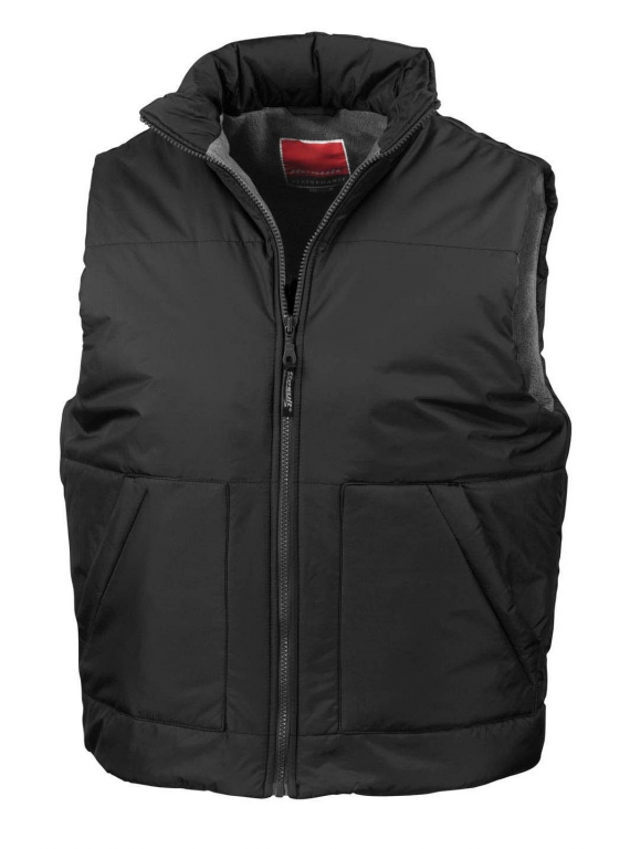 Body warmer, fleece lined, water repellent, windproof and insulated