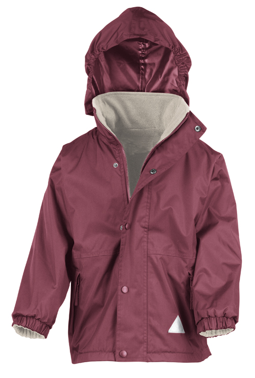 Outdoor warm waterproof coat reversible fleece jacket in a wide range of colours