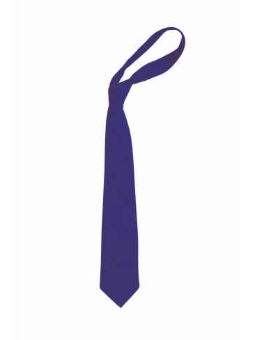 School or club plain light navy blue tie, 100% polyester