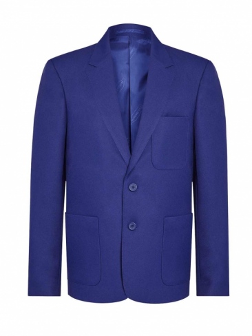 Boys school uniform premier royal blue blazer jacket for eco-friendly uniform