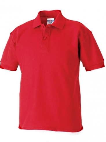 School polo shirt, 65/35 poly/cotton, short sleeves, various colours and sizes