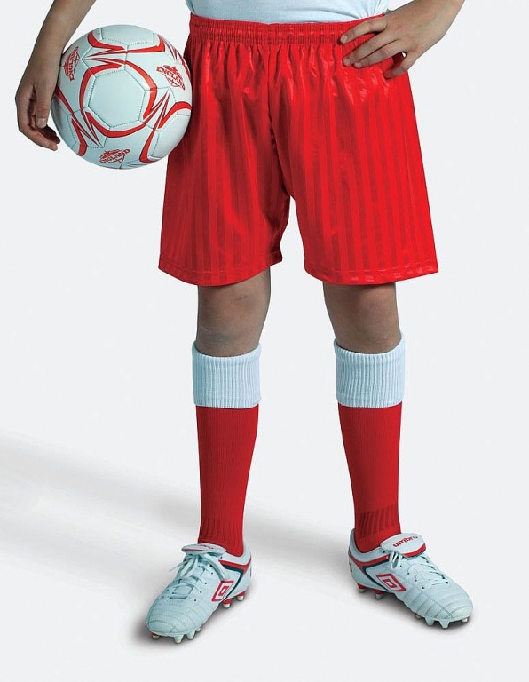 Shadow stripe shorts football style available in most school colours for PE