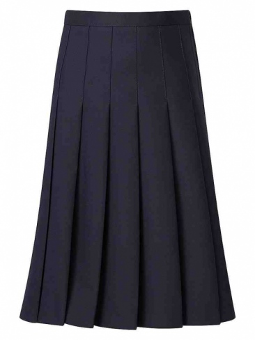 Suit Skirt Pleated Girls and Ladies Sizing in Navy Blue