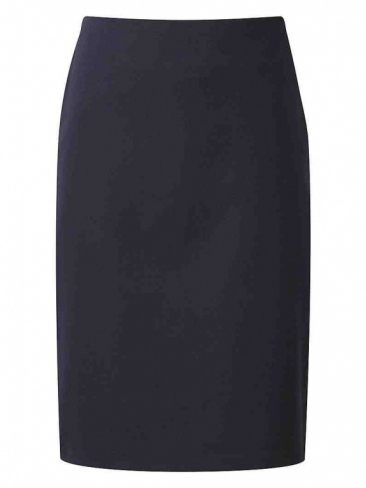 Straight Suit Skirt Hipster Girls and Ladies Sizing in Navy Blue