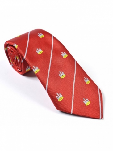 Club and School Ties Bespoke Design Jacquard Woven Motif School Tie - Made To Order